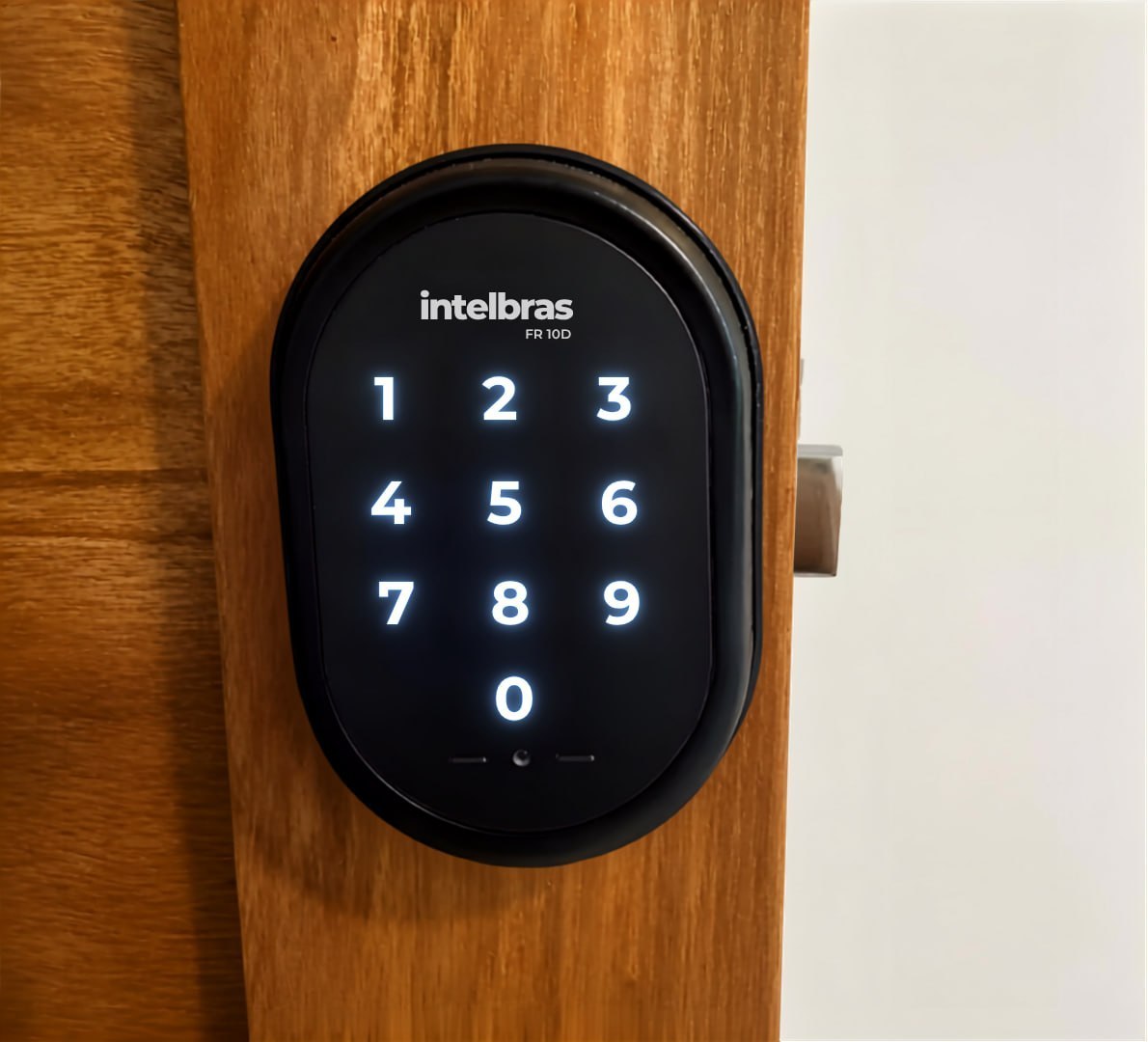 🔑 Fechadura Digital De Sobrepor Fr 102 Intelbras