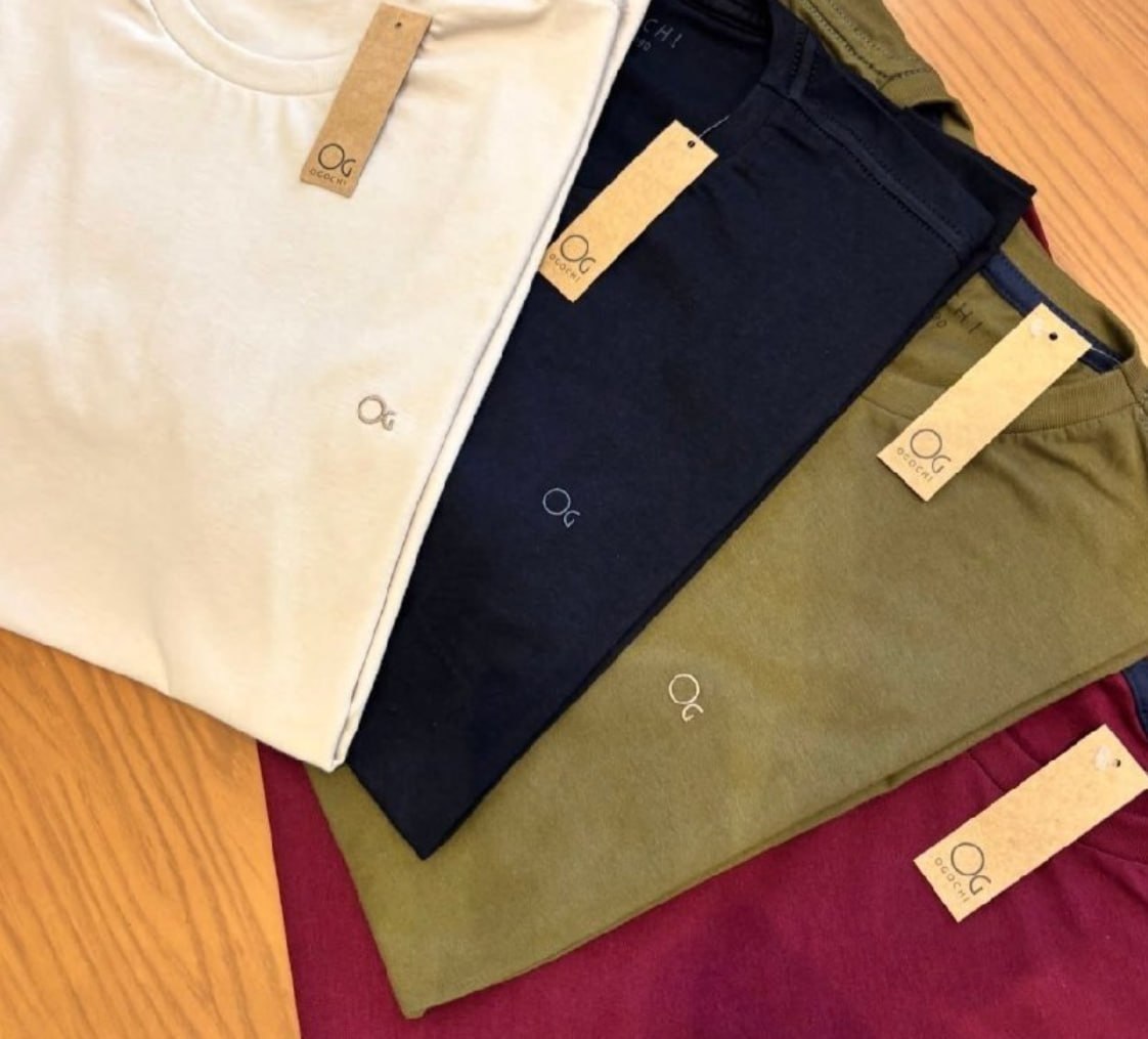 👕 Camiseta Básica Ogochi (Várias Cores)