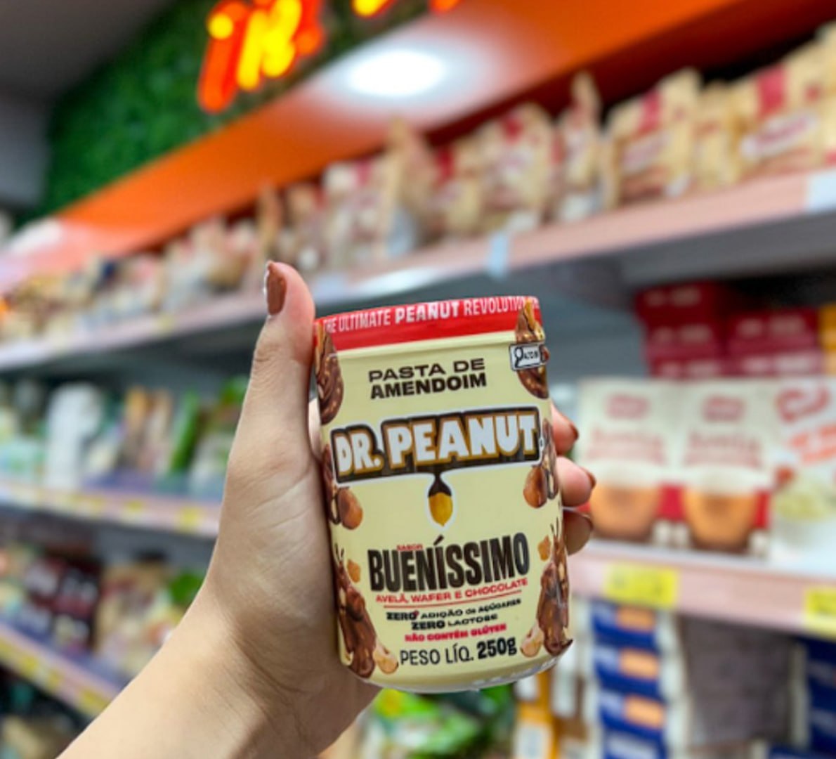 🥜 Dr Peanut Pasta de Amendoim Bueníssimo com Whey 250g