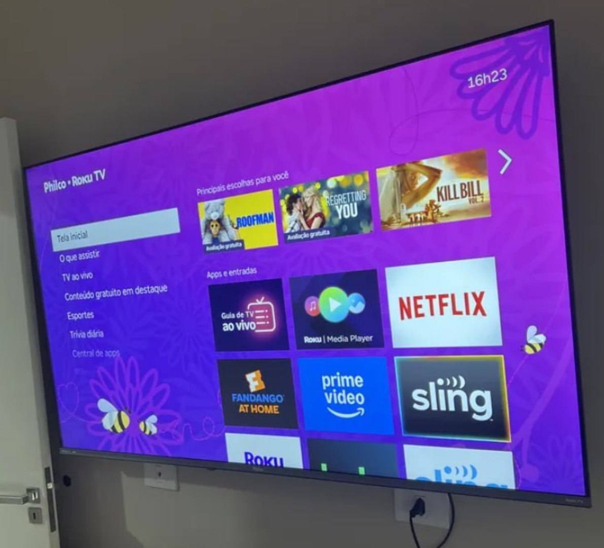 📺 Smart TV Philco 60" P60VIK 4K UHD LED Roku Dolby Audio