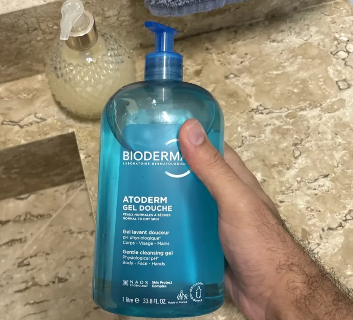 🫧 Bioderma Gel De Banho Hidratante Atoderm Gel Douche 1L