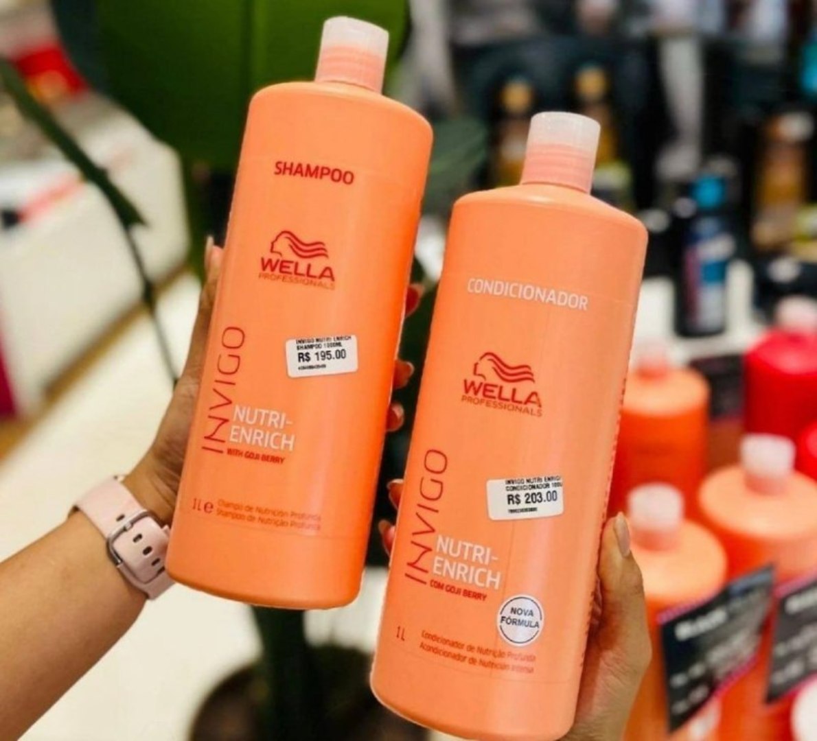 💦 Kit Wella Invigo Nutri Enrich Shampoo e Condicionador 2 L