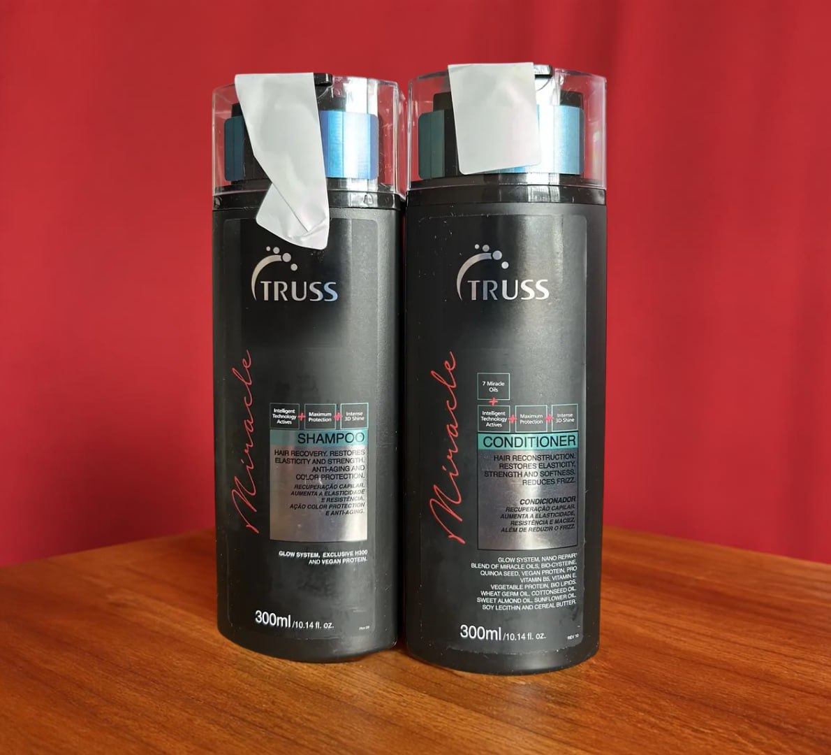 ✅ Kit Truss Miracle (Shampoo 300ml + Condicionador 300ml)