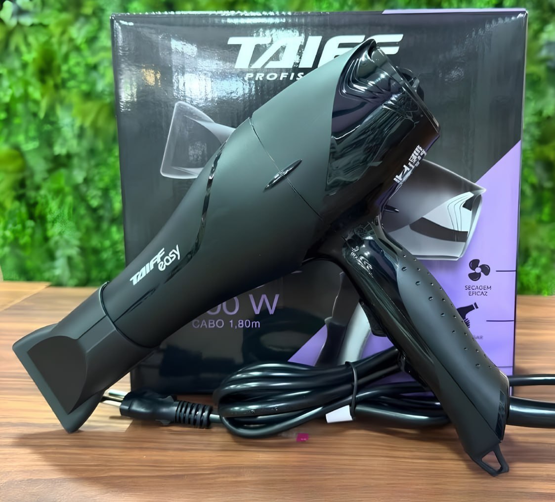 👩🏻🦰 Secador de Cabelos Profissional Easy 1700w Taiff - 127v