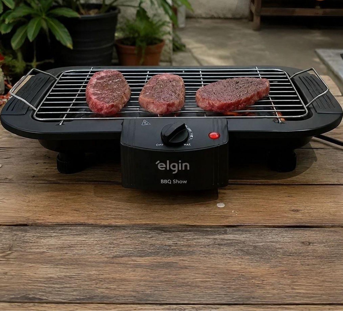 🥩 Churrasqueira Elétrica De Mesa Bbq Show Elgin