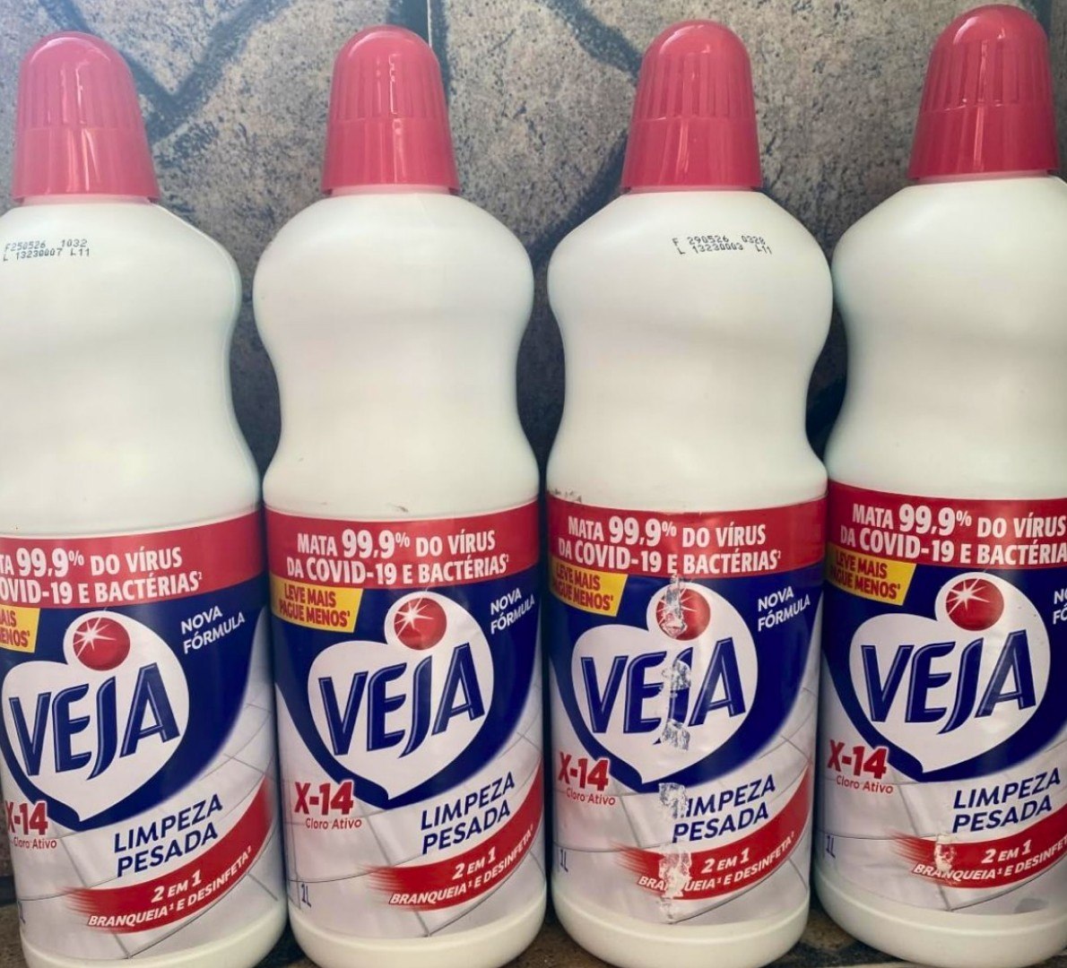 🫧 Veja Limpador para Limpeza Pesada Cloro Ativo 2 em 1 - 1L