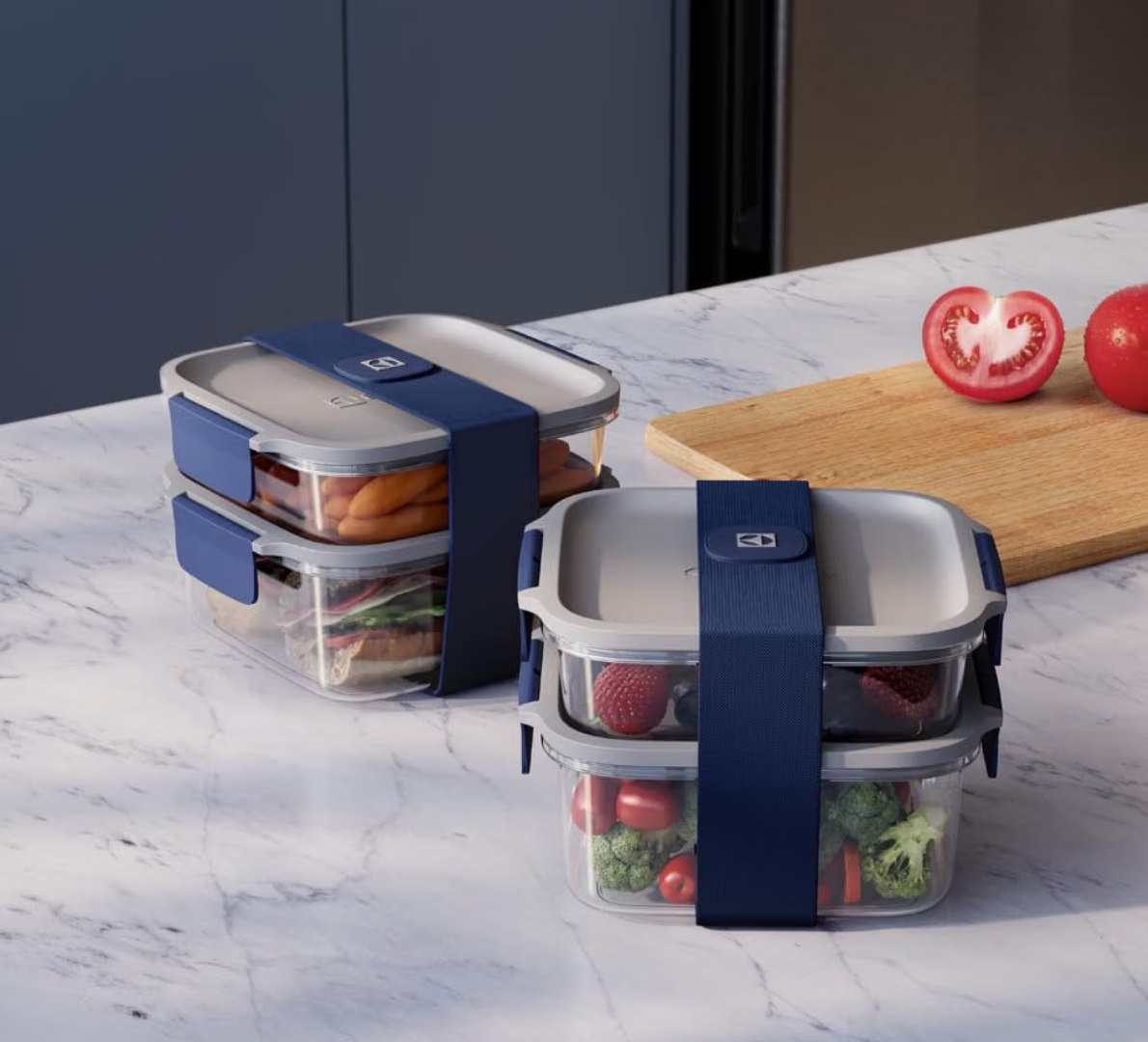 ✅ Kit 4 Potes Marmita de Plástico Electrolux