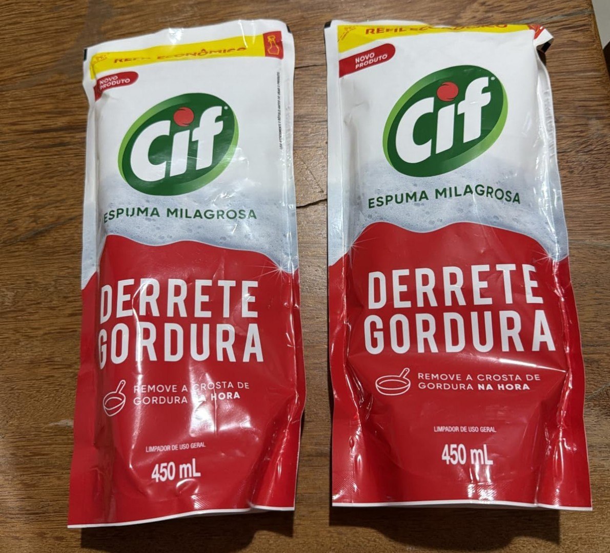 ✅ Refil Limpador Especialista CIF Derrete Gordura 450mL