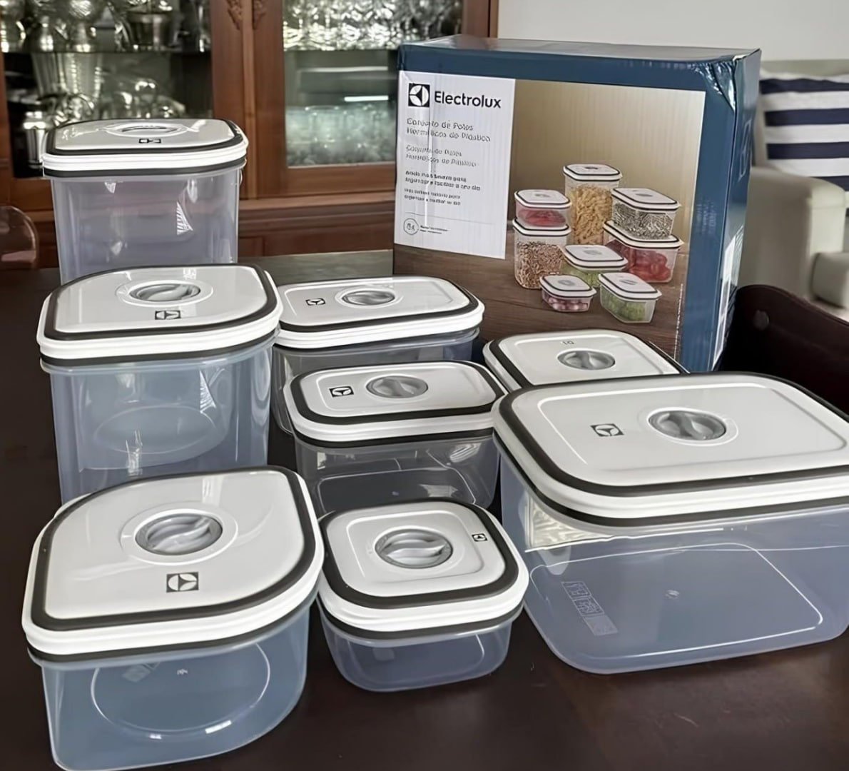 ✅ Kit 8 Potes Herméticos Electrolux