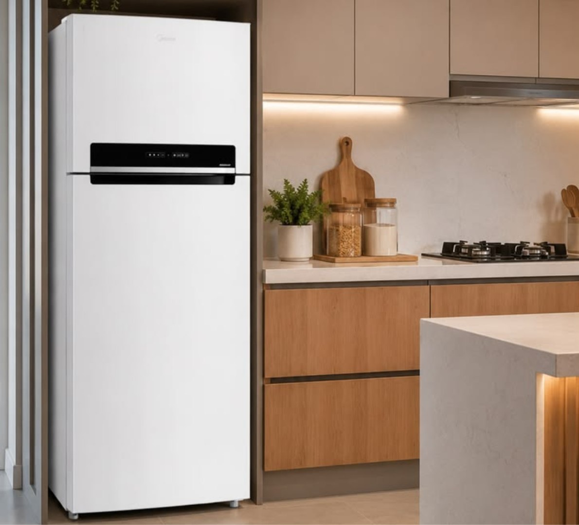 ✅ Geladeira Frost Free Duplex 394l Midea