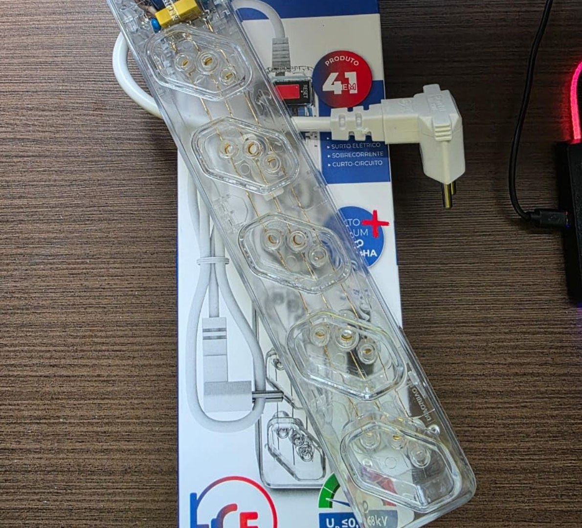 ✅ Filtro de Linha CLAMPER iCLAMPER Energia 5, 5 Tomadas
