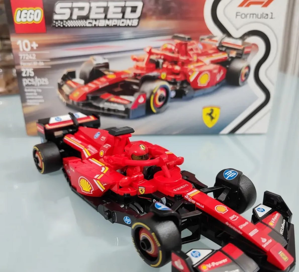 🚗 Lego Speed Champions Ferrari F1 275 Peças