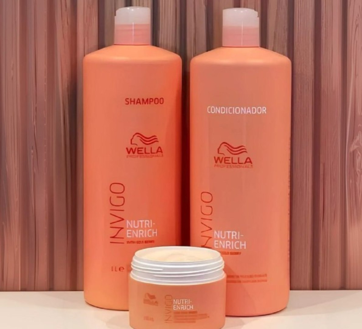 🫧 Wella Invigo Nutri Enrich Kit Shampoo/Condicionador 1l, Máscara 150ml