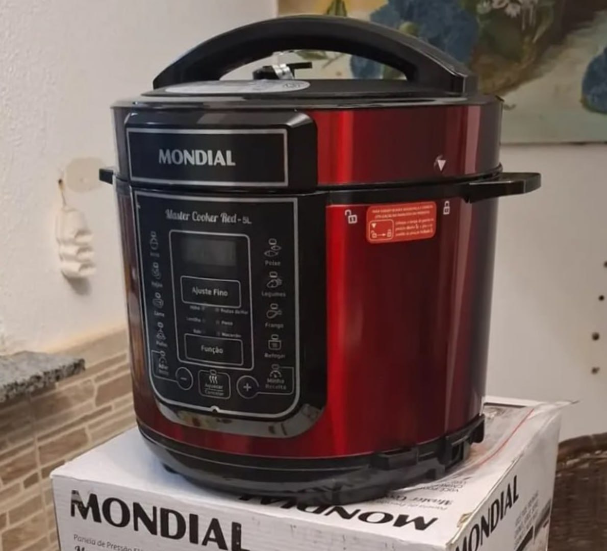 ✅ Panela de Pressão Elétrica Mondial 5L 900W - 220V