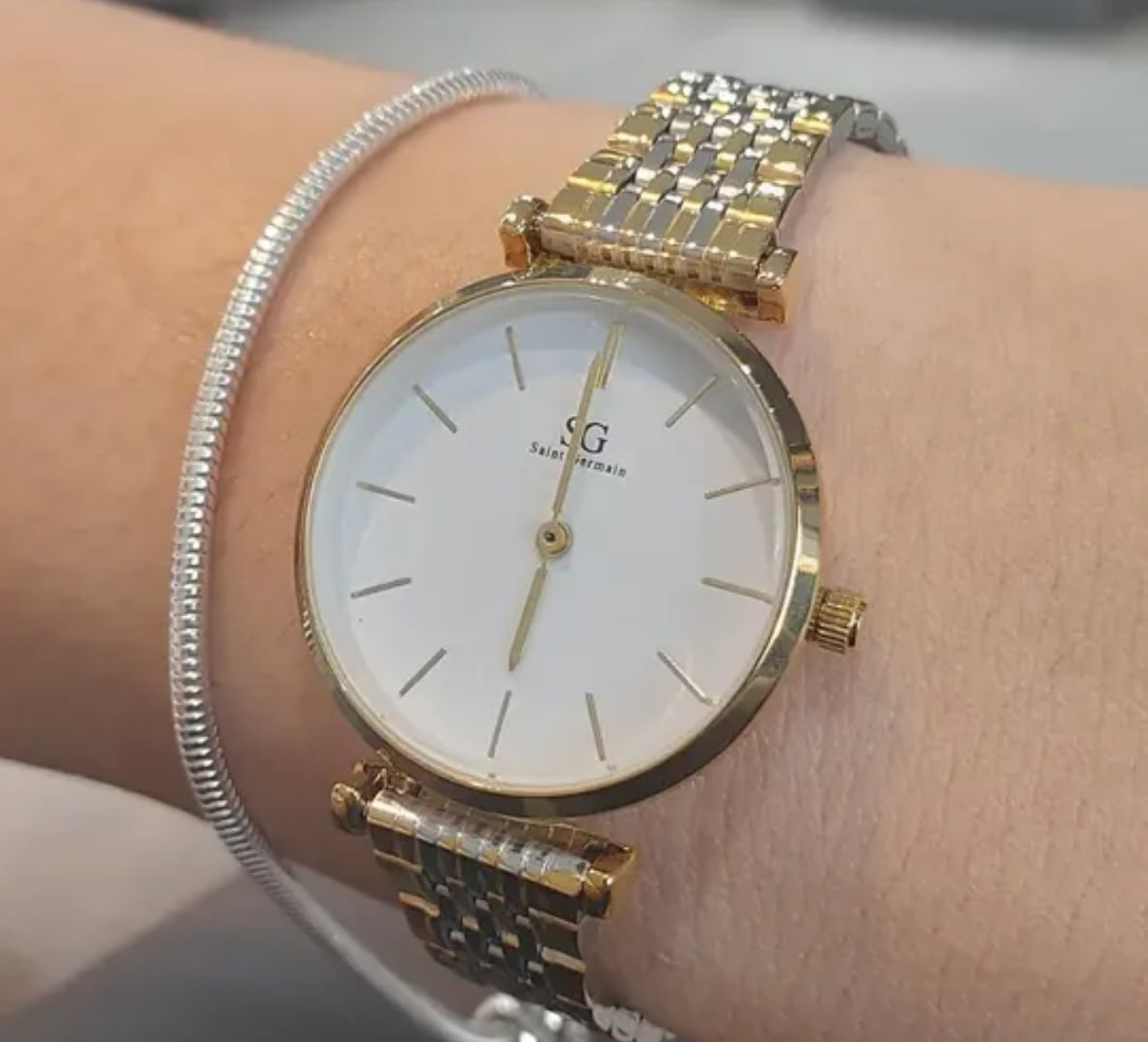 ⌚️ Relógio Astoria Saint Germain Bicolor 32mm