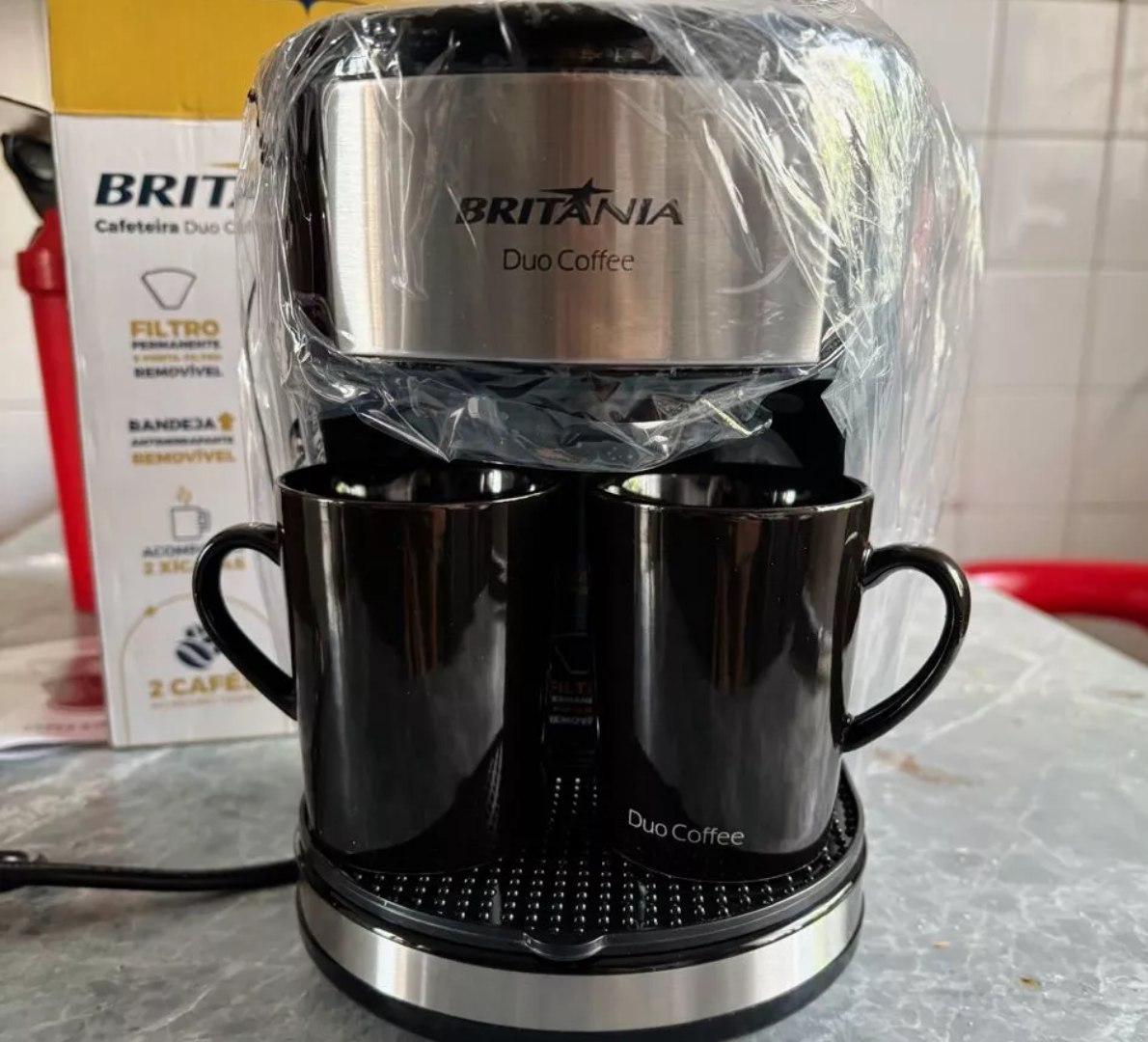 ☕️ Cafeteira Elétrica Britânia 250ml 450W Duo Coffee 220V
