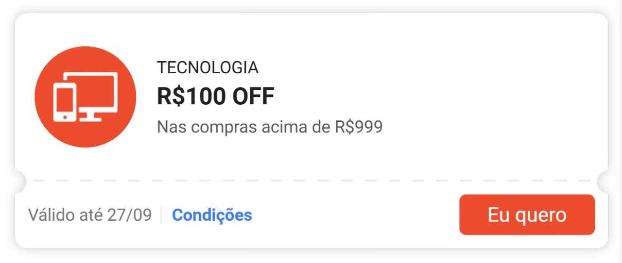 🚨 CUPOM SHOPEE TECNOLOGIA 🚨