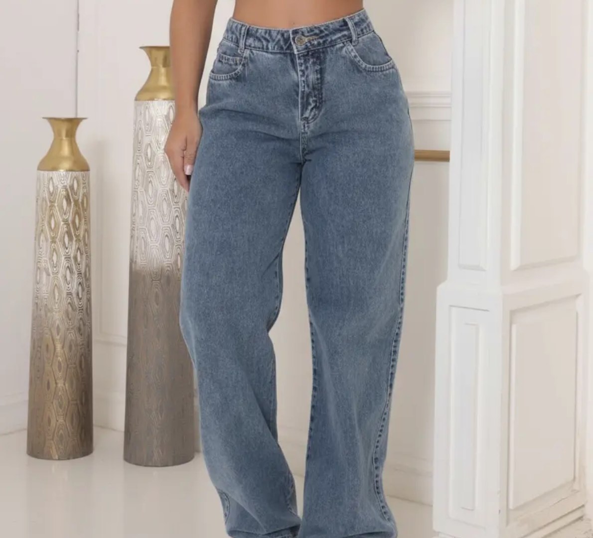 👖 Calça Jeans Wide Leg Stillge