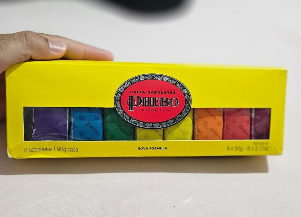 🧼 Kit 8 Sabonetes Phebo 720g