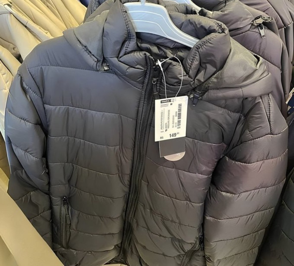 𧄠Jaqueta Puffer De Frio Blusa ImpermeÔvel