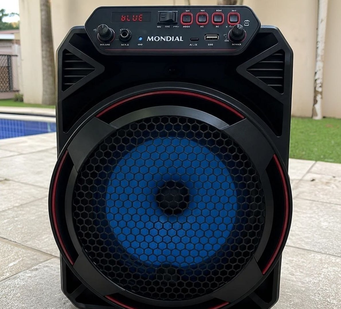 🔊 Caixa Amplificada Mondial 150W Bivolt