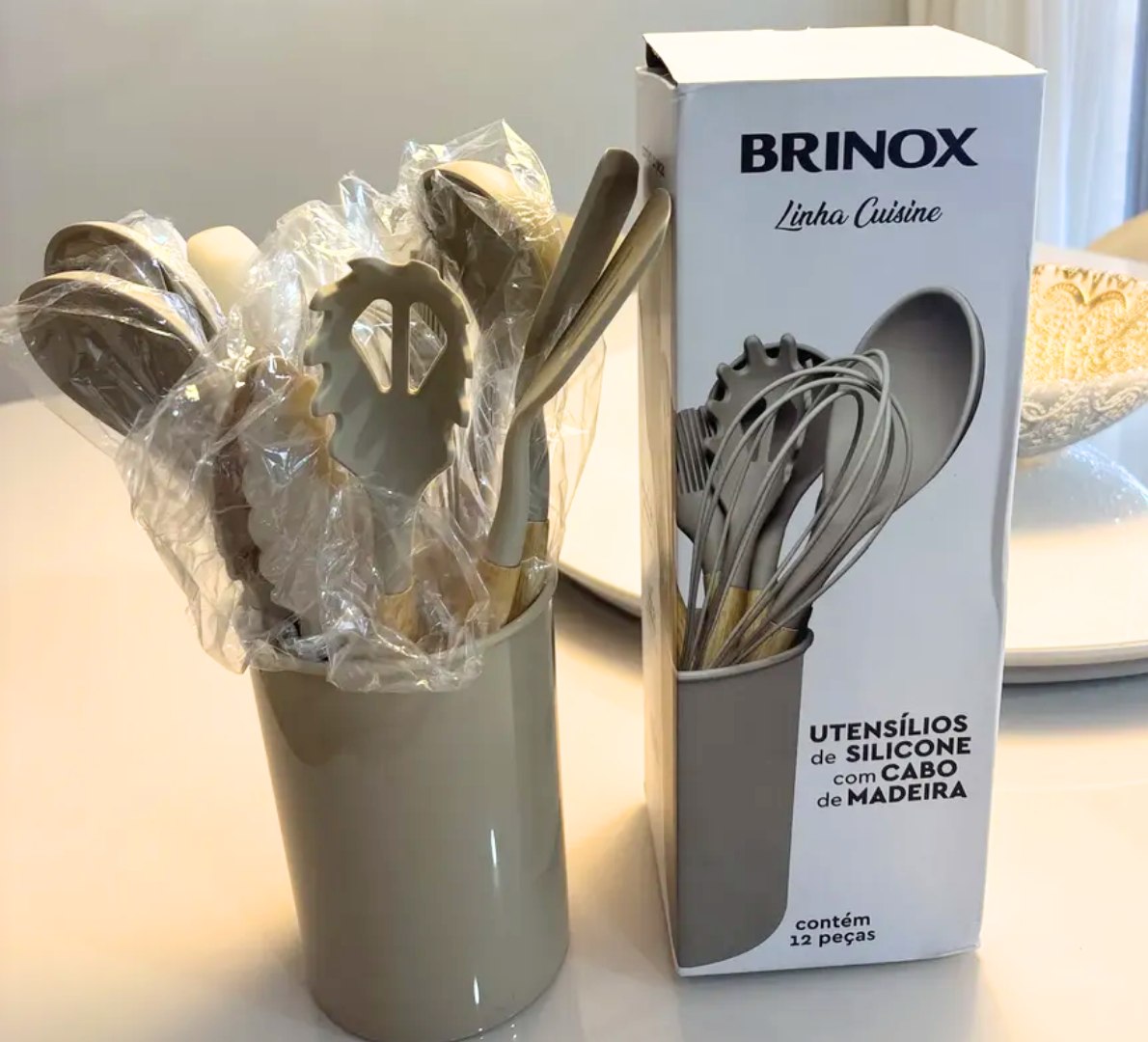 ✅ Kit Silicone Para Panelas Brinox 12 Peças