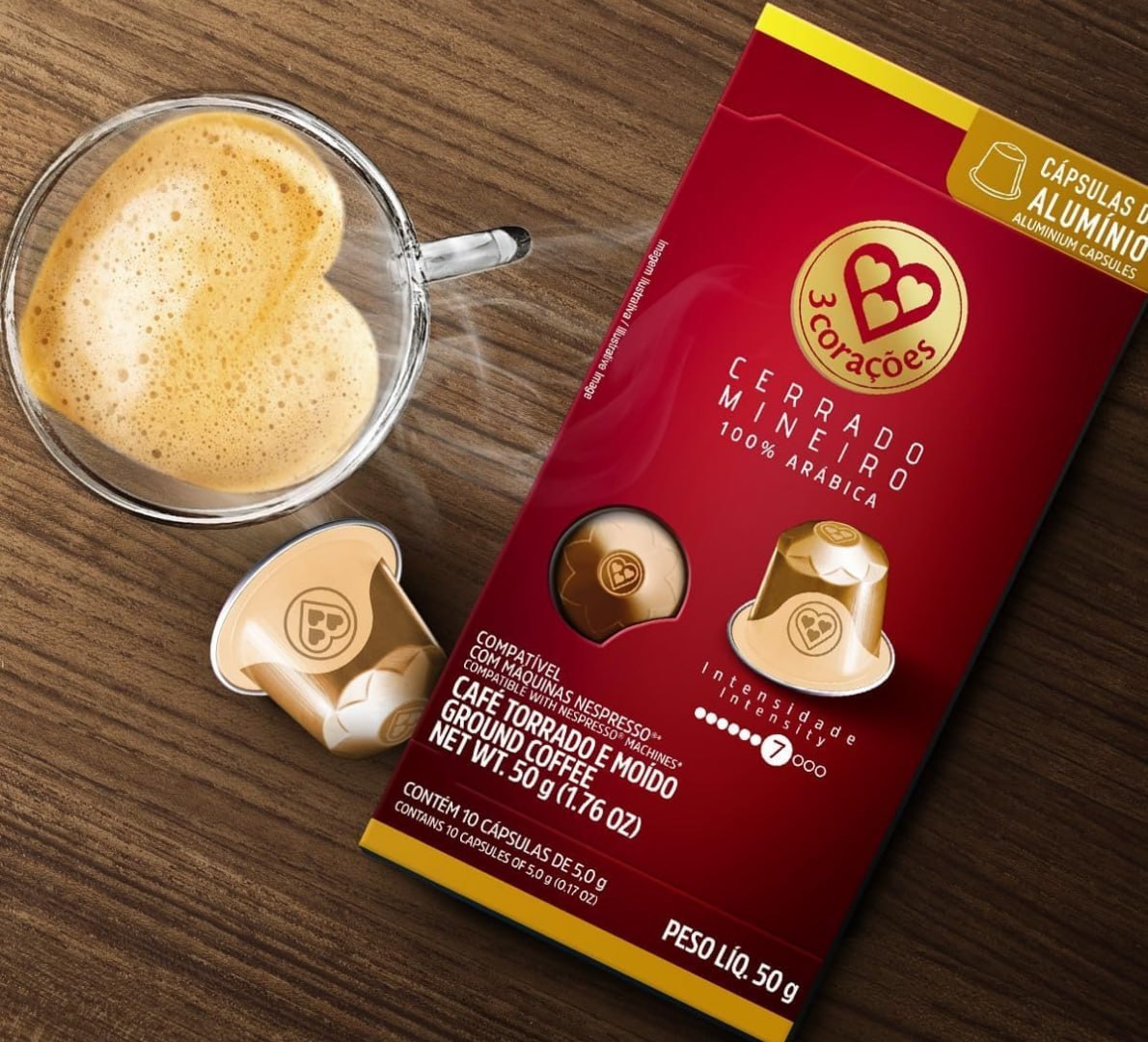 ☕️ Cápsulas Café Cerrado Mineiro 3 Corações (10 unidades)