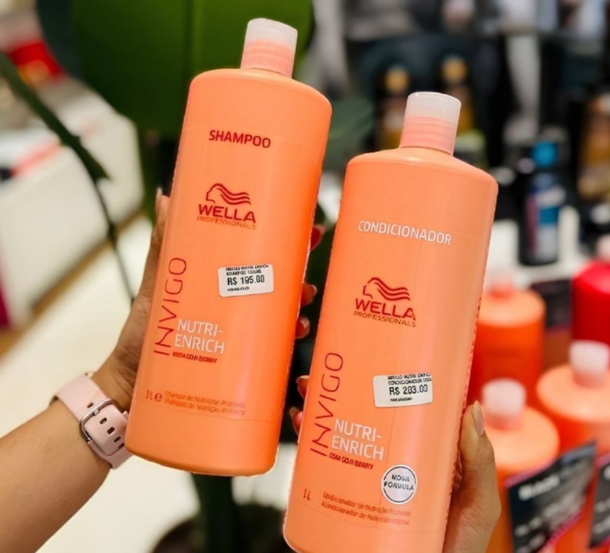👩 Kit Wella Invigo Nutri Enrich Shampoo e Condicionador