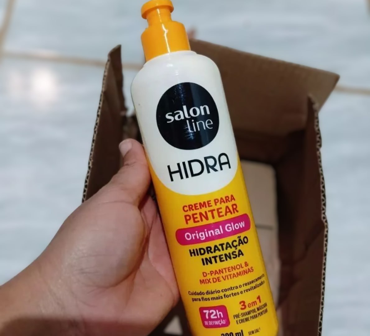 🧴 Creme Para Pentear 3 em 1 Hidra D-Pantenol 300ml