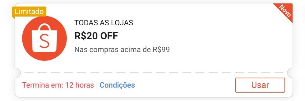 🚨 NOVO CUPOM SHOPEE 🚨
