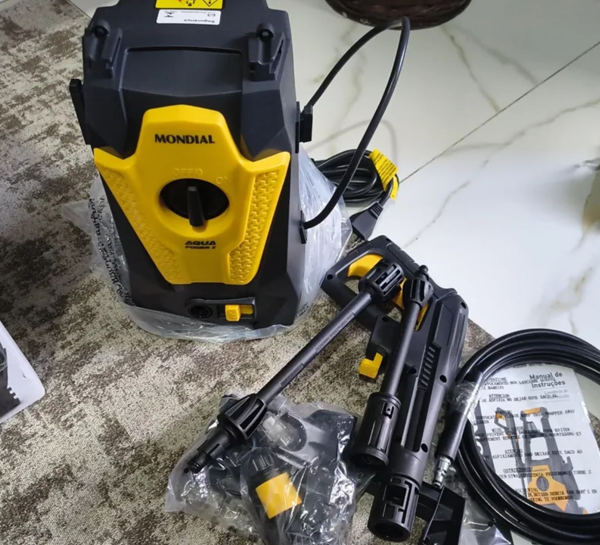 💧 Lavadora de Alta Pressão Aqua Power Mondial 1400w