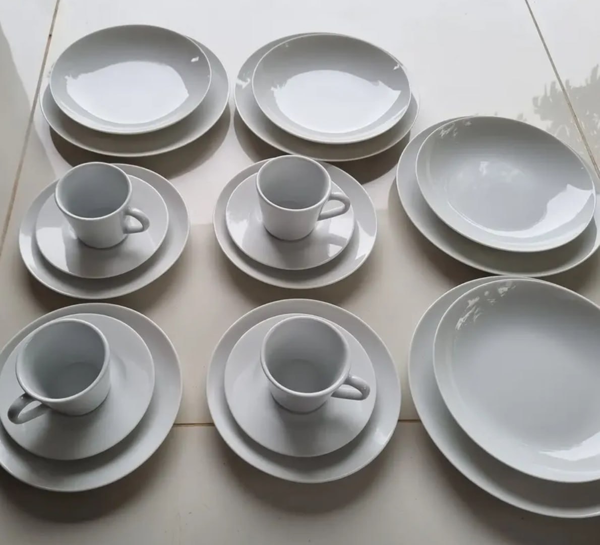 🍽 Aparelho de Jantar Tramontina Leonora em Porcelana 20 Peças