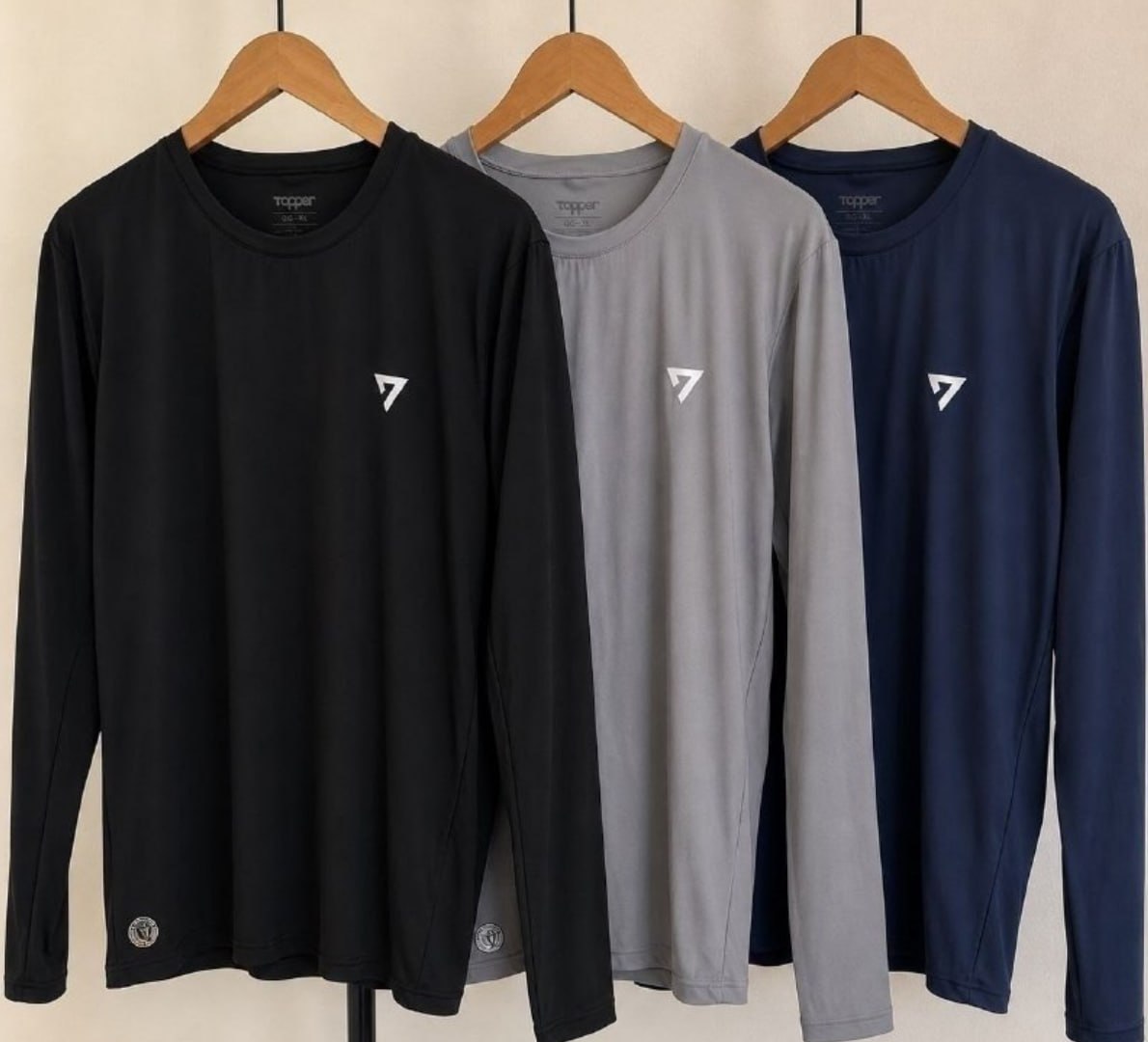 ✅ Kit 3 Camisetas Térmicas Segunda Pele Uv50