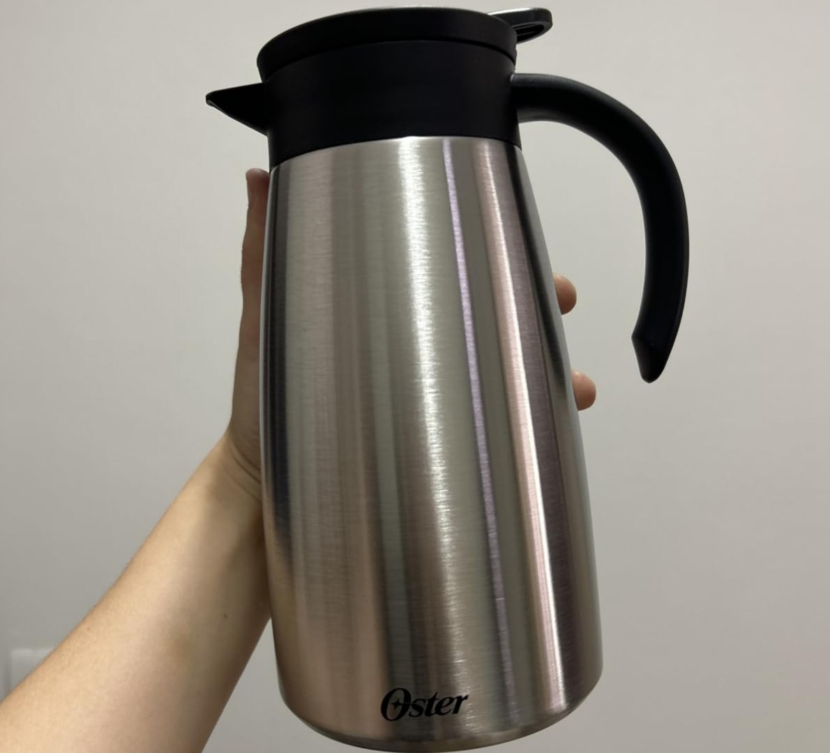✅ Garrafa Térmica Oster em Aço Inox 1L
