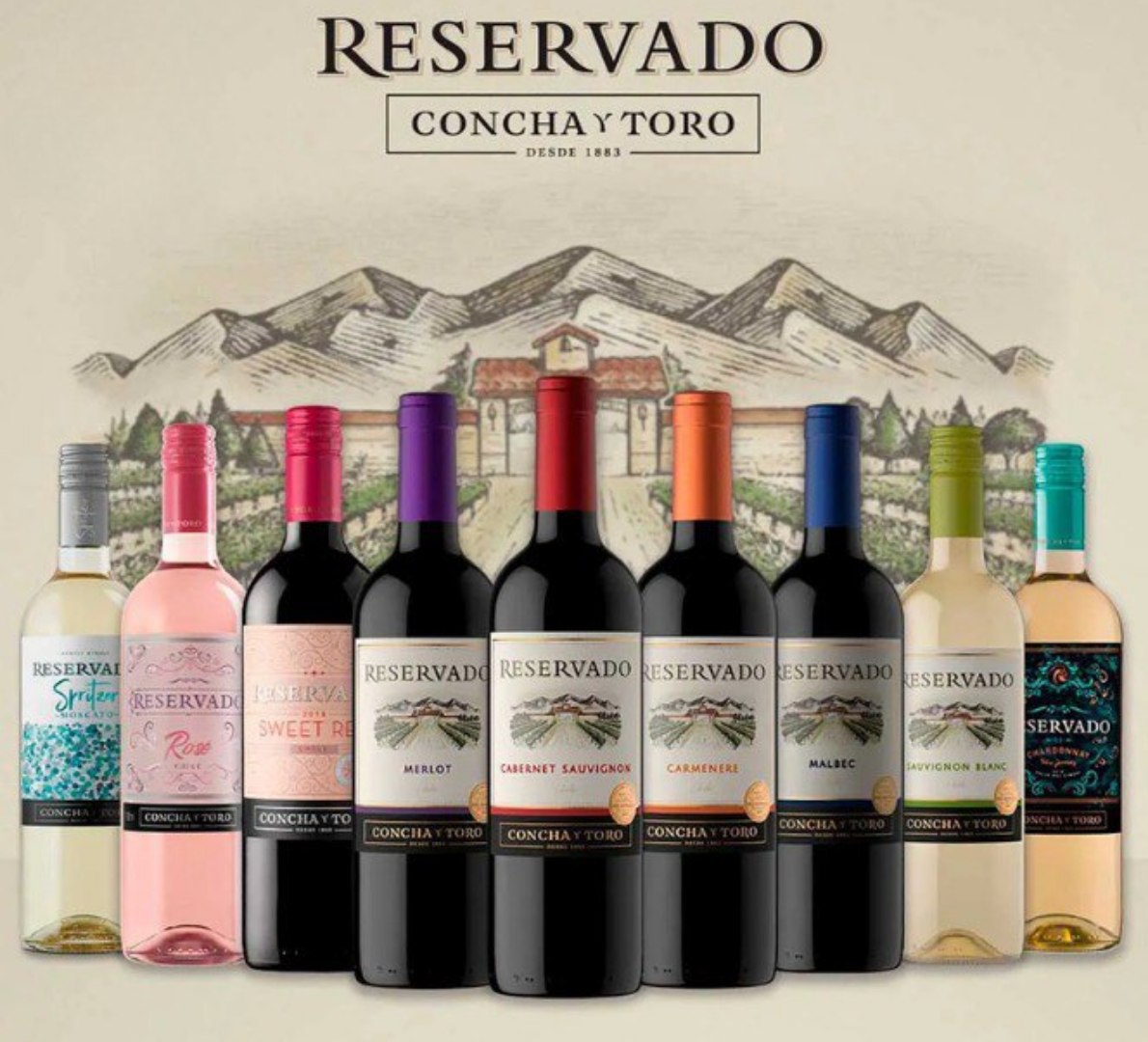 🍷 Concha y Toro Reservado 750mL