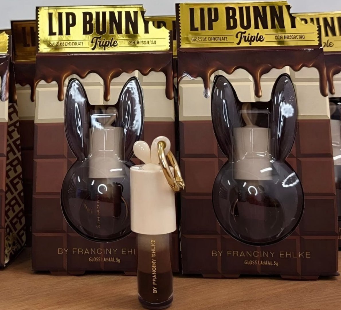💋 Gloss Labial Lip Bunny Triple