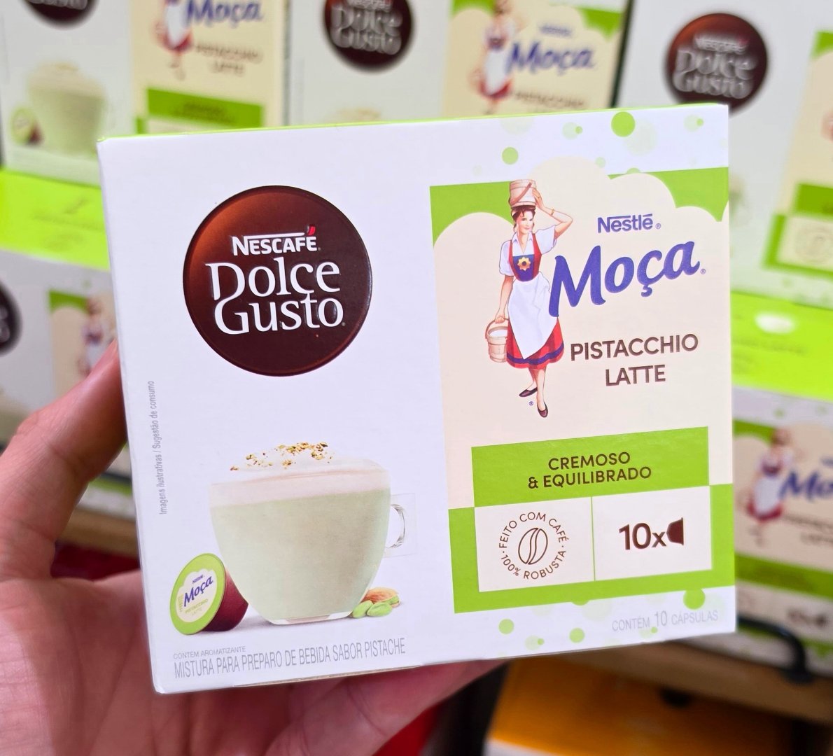 ☕️ Nescafé Dolce Gusto Moça Pistacchio Latte 10 Cápsulas
