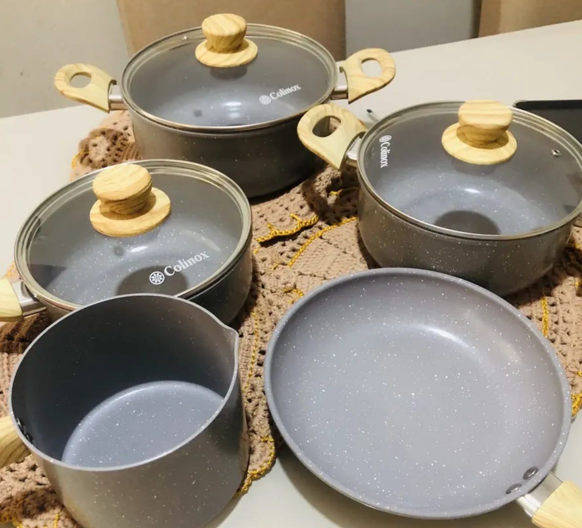 🥘 Jogo de Panelas Cerâmica Antiaderente Zenith 5 Peças