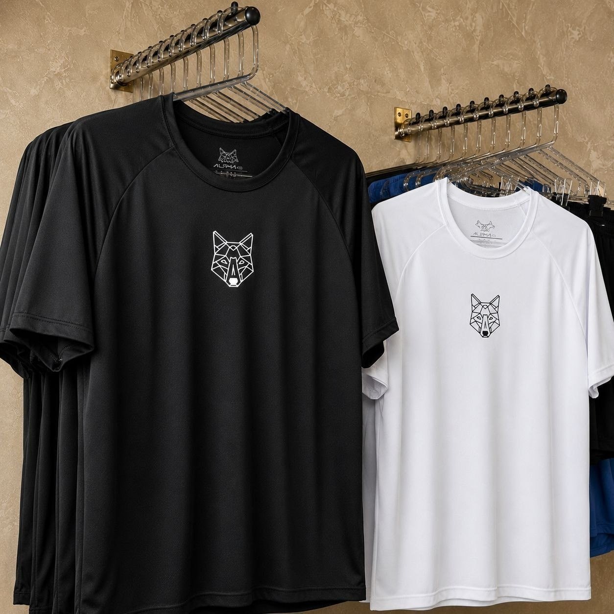 🐺 Kit 2 Camisetas Masculina Dry Alpha