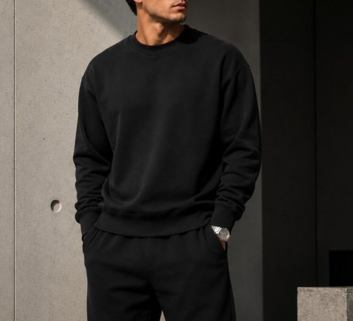 🧥 Kit 2 Blusa Moletom Gola Redonda