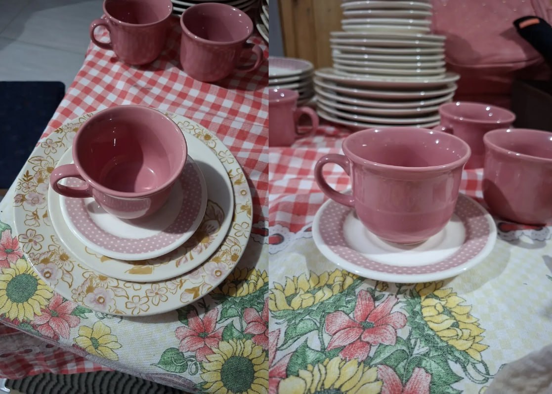 🍽 Aparelho De Jantar Biona Sweet Moment Cerâmica 30 Peças