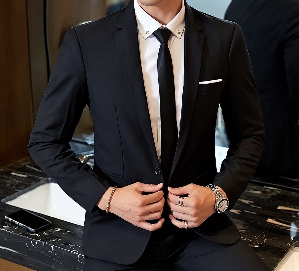 🕴 Terno Italiano Slim (4 Cores)
