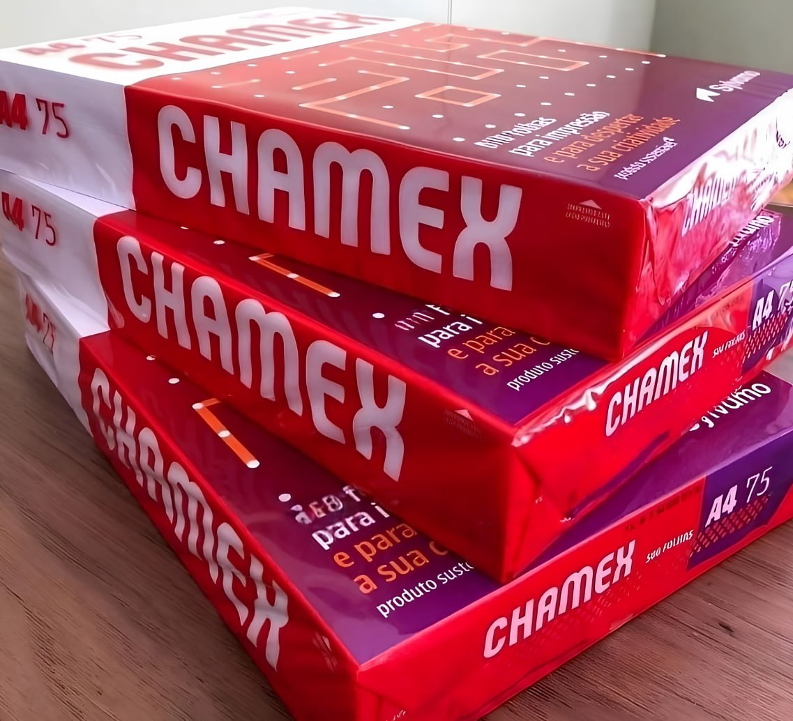 📄 Papel Sulfite Chamex A4 75 Gramas com 300 Folhas