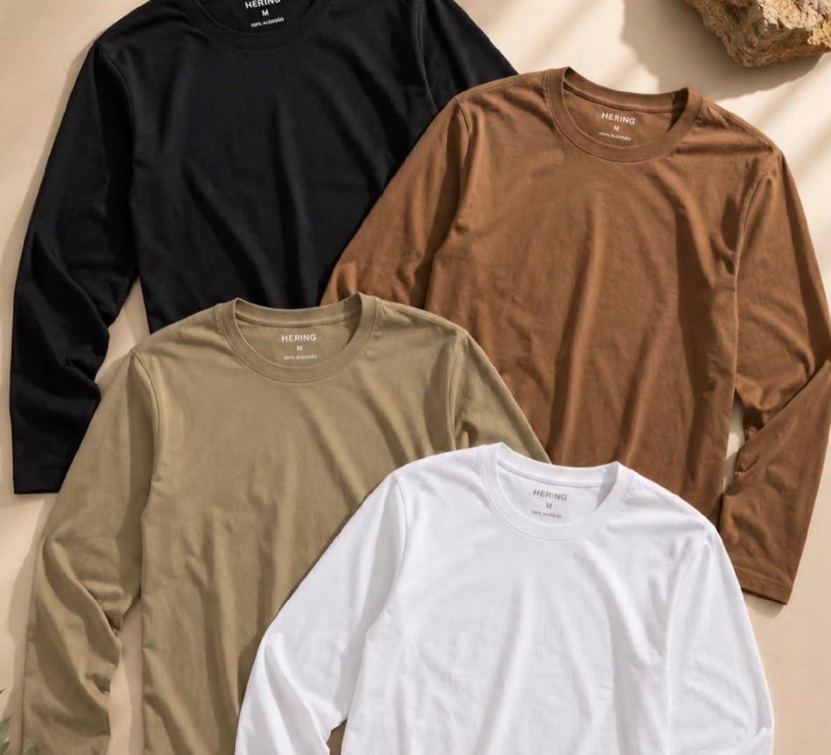 👕 Camiseta Manga Longa Slim Hering