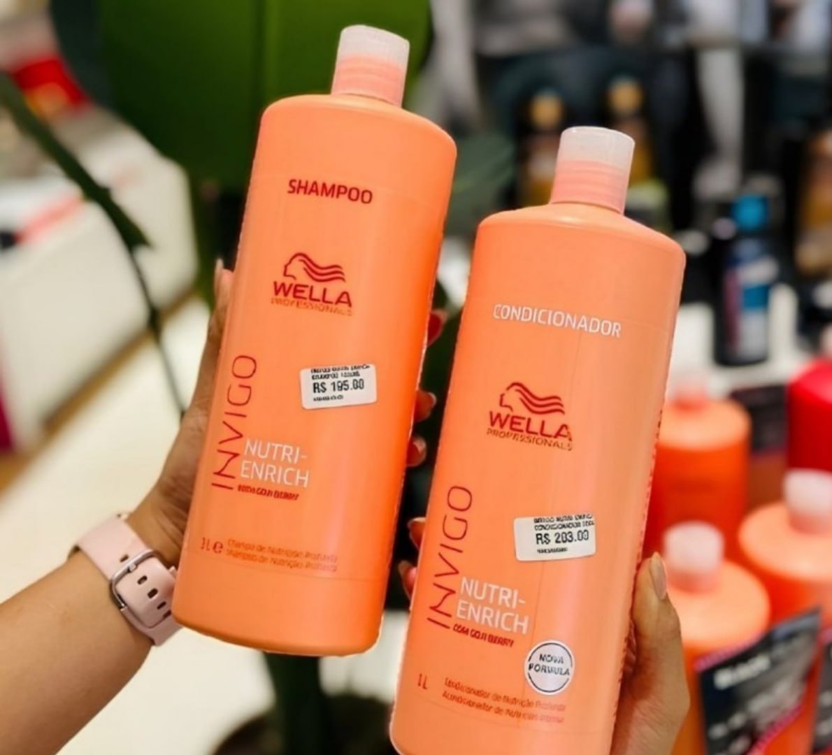 👩 Kit Wella Invigo Nutri Enrich Shampoo e Condicionador 2L
