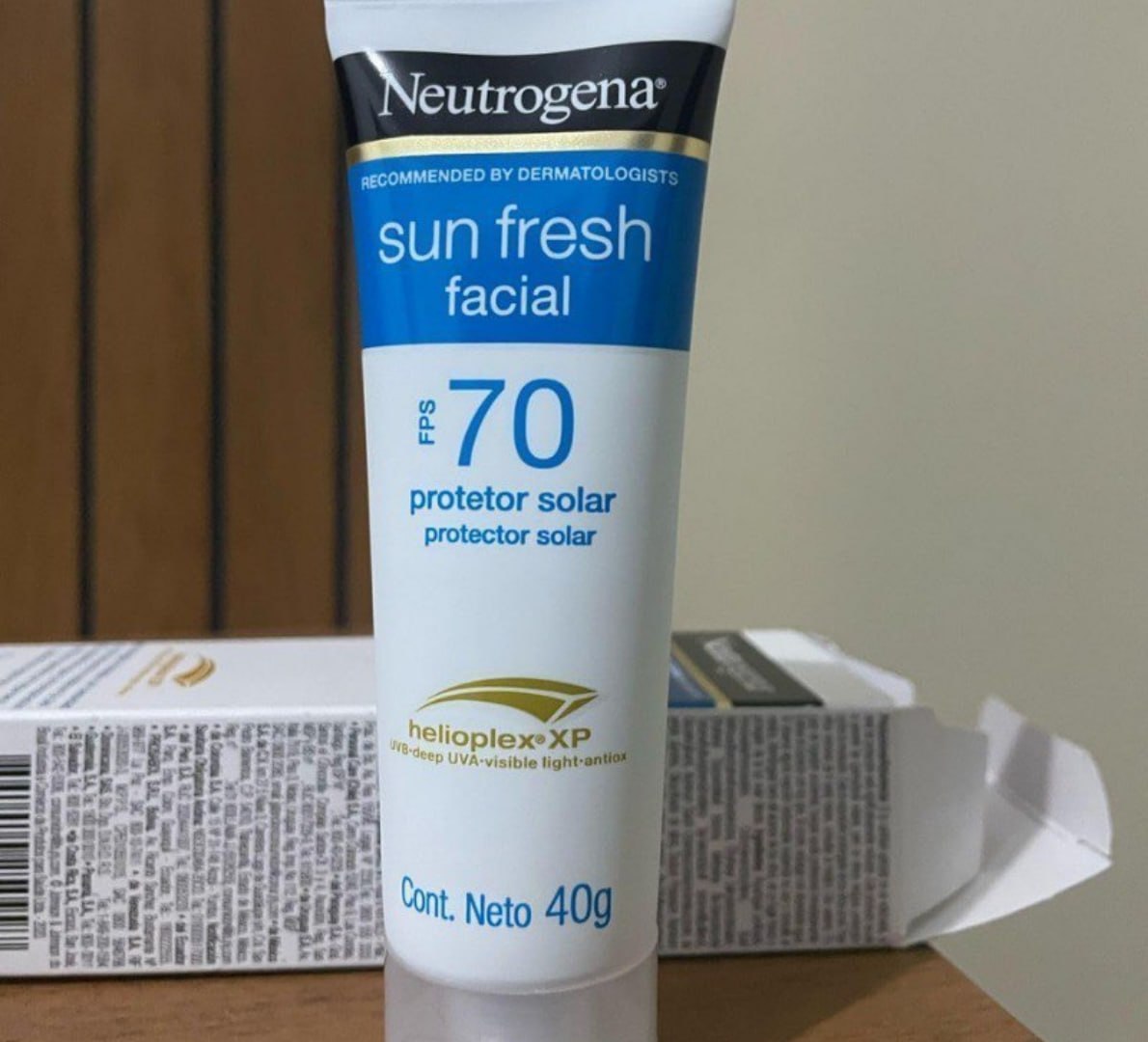 ☀️ Protetor Solar Facial Neutrogena Sun Fresh, FPS 70, 40g