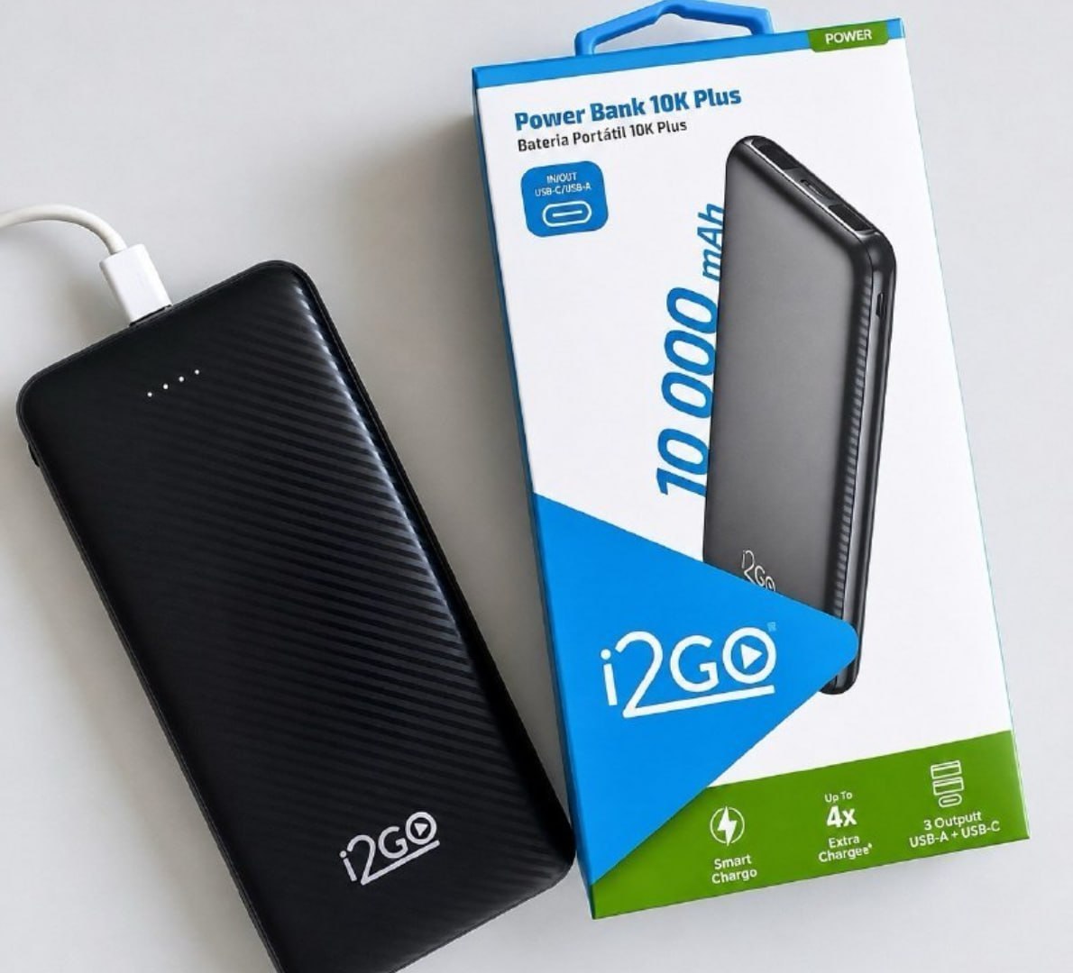 ⚡️ Carregador Portátil Power Bank I2go 10000mah