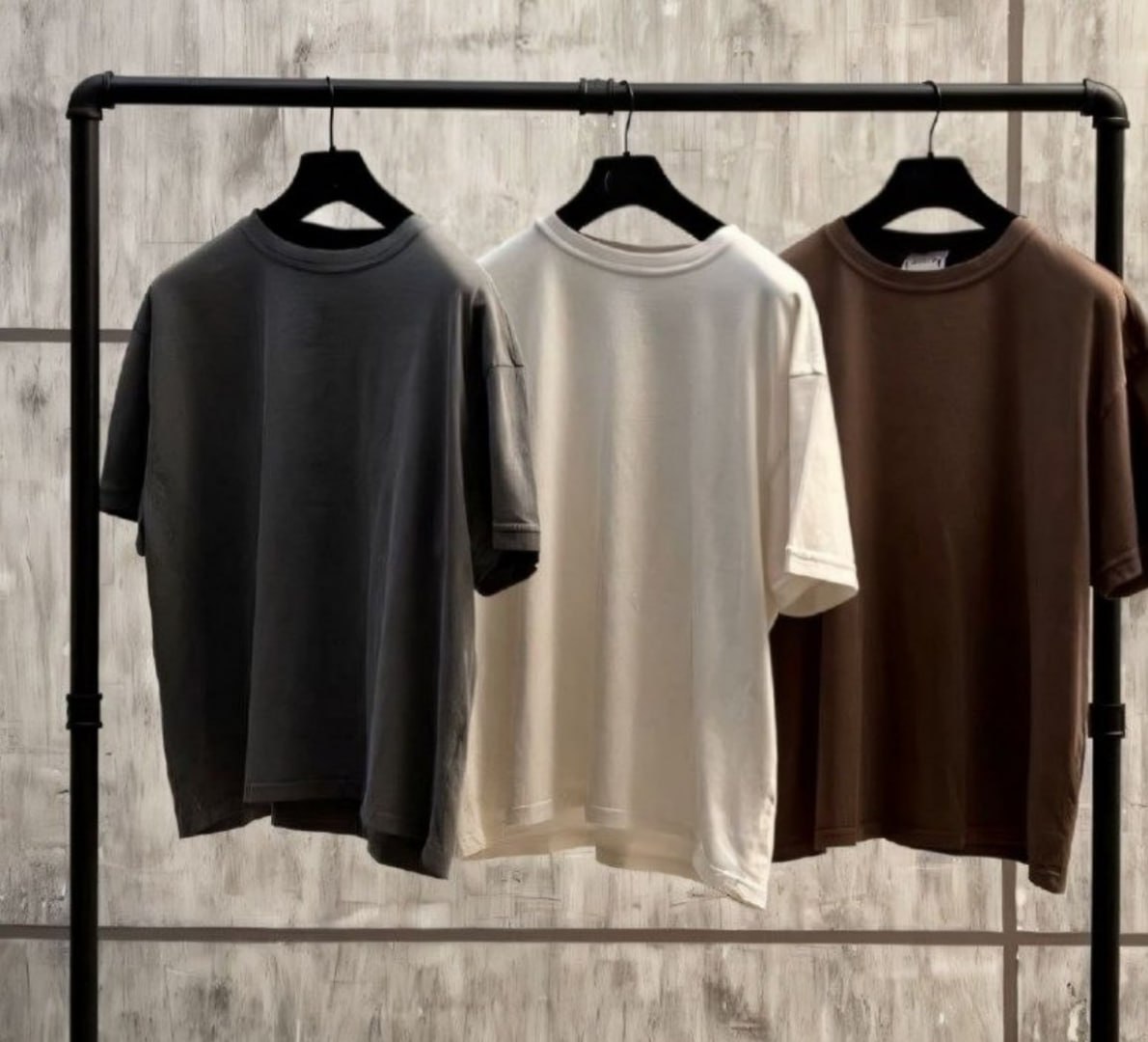 👕 Kit com 3 Camisetas Oversized Algodão Streetwear (várias cores)