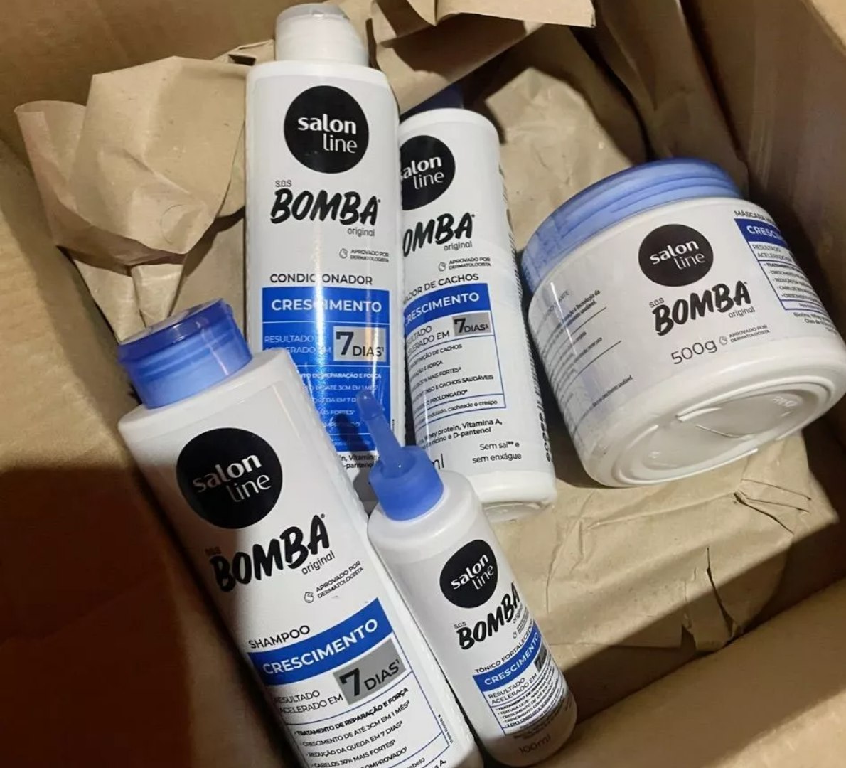 🧴 Kit Crescimento SOS Bomba salon line