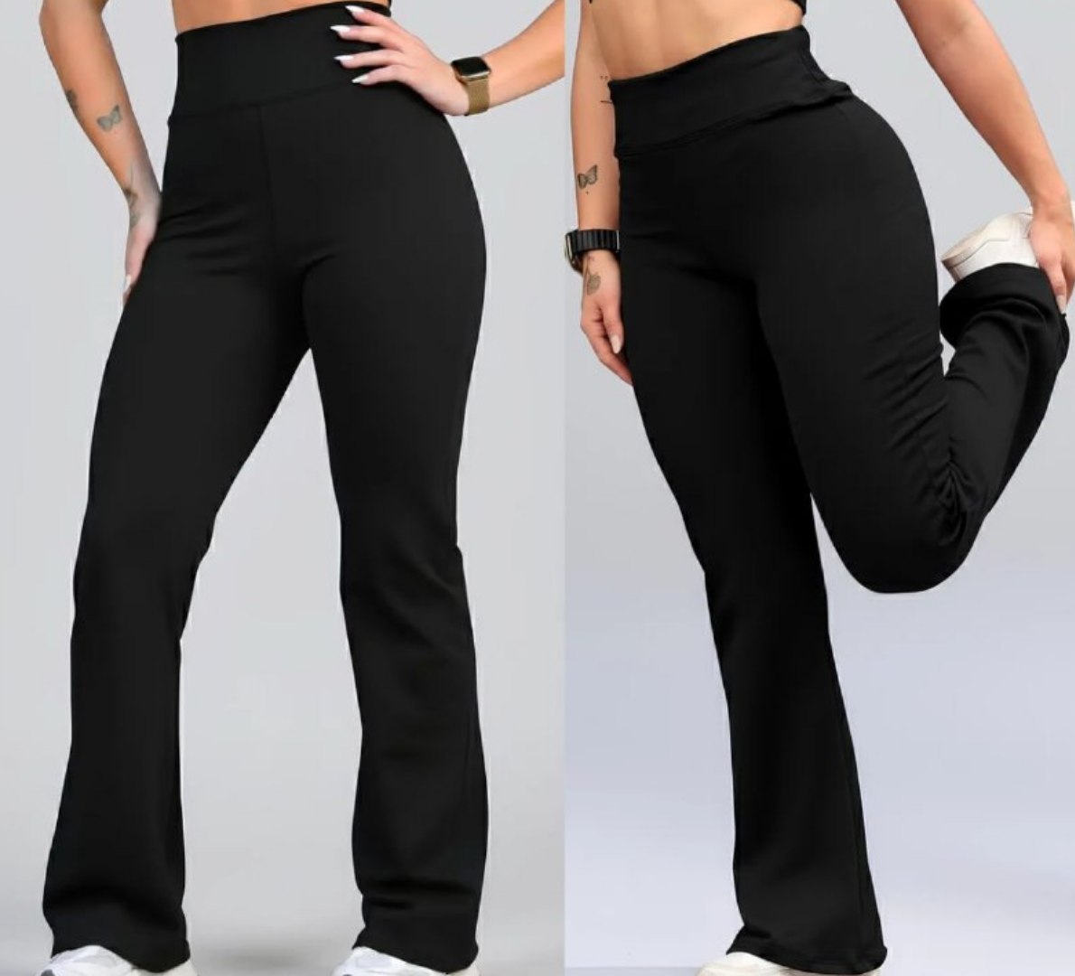 👖 Calça Legging Flare Zero Transparência